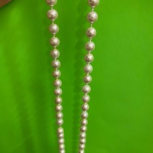 Faux Pearl Extra Long Necklace From Target